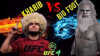 UFC 4 | Khabib Nurmagomedov vs. Big Foot | EA sports UFC 4 | epic