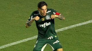 Gol Gustavo Gomez Santos 0 x 1 Palmeiras Brasileirão