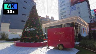 4K クリスマスの表参道から原宿まで倍速散歩 | Omotesando Harajuku | 2024年12月 | 東京倍速散歩 10倍速