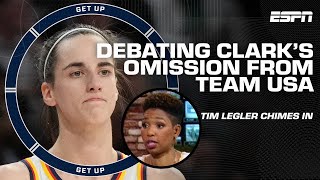 GROW THE GAME or WIN THE GAME? 🤔 Monica McNutt's impartial to Caitlin Clark not on Team USA | Get Up