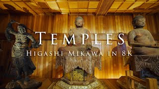 Temples - Higashi Mikawa in 8K