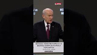 Bahçeli: \