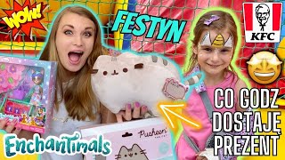 Co godzinę Oliwia dostaje prezent niespodziankę🤩🎁 Dmuchańce, festyn, Pusheen, Enchantimals, KFC🔥