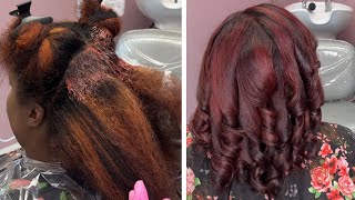 Red Hair Color Touch Up | Dimensional Red | Red Highlights and Lowlights | Cassandra Olivia