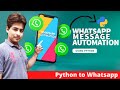 Automate WhatsApp using Python | Python PYWHATKIT tutorial | पाइथन का मजेदार प्रोजेक्ट