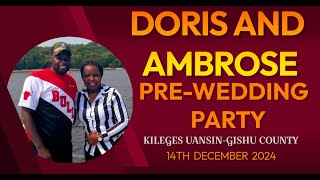 DORIS AND AMBROSE PREWEDDING PARTY.