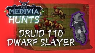 DRUID 110 TASKING DWARF SLAYERS - ELF FACTION - MEDIVIA ONLINE