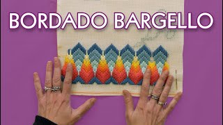 BORDADO BARGELLO || Origen, aplicaciones y técnica || Leyreideas