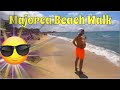 Majorca Beach Walk 🏝 Beautiful Platja de Can Pastilla 4K ✨ All Majorca Beaches #10