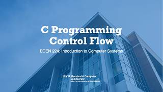 13 C Flow Control and Functions
