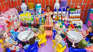 Barbie doll in Slime making Competition/பெரிய Gift யாரு Win பன்னது/Barbie show tamil