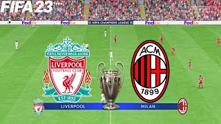 FIFA 23 | Liverpool vs AC Milan - UEFA Champions League - PS5 Full Match & Gameplay