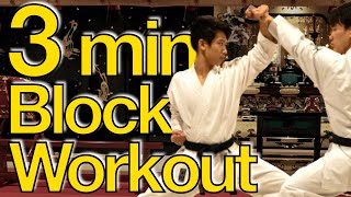 KARATE TABATA BLOCK WORKOUT! 9 Types You Can Do At Home!