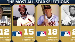 MLB Players With the MOST All-Star Selections Ever ⭐