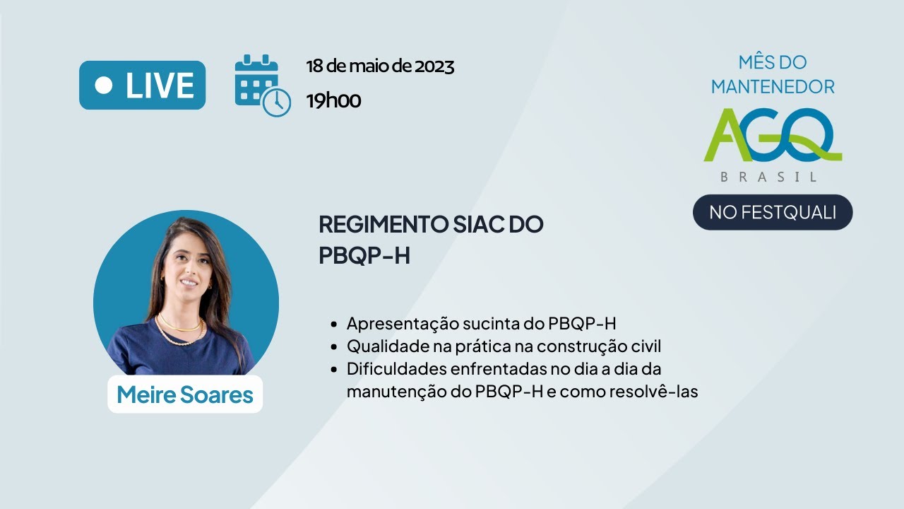 Regimento SiAC Do PBQP-H - YouTube