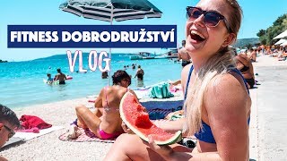 VLOG | Cvičení, pláž, zmrzlina \u0026 skvělí lidi | To bylo FITNESS DOBRODRUŽSTVÍ!