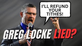 Greg Locke promised to refund tithes!