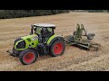 stoppelsturz mit 18km h amazone catros 5001 2 ts u0026 claas axion 810