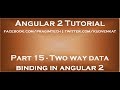 Two way data binding in angular 2