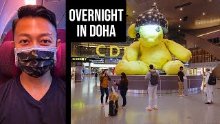 Flying Qatar Airways Economy Class HKG-CAI via Doha Airport overnight [4K Travel Vlog]