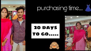 Purchasing time / 20 days to go...... / @Mani Madhu /@Mani Madhu Vlogs / 2k Couple