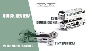 Quick Review of Cute Double-Decker \u0026 Tiny Sportcar by Time for Machine