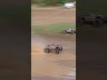 RC drag racing in the mud | Xmaxx vs Kraton