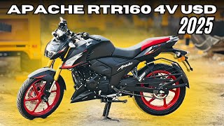 2025 TVS Apache RTR 160 4V Full Detailed Review ✅ Price \u0026 Features ❤️ Better Than N160?