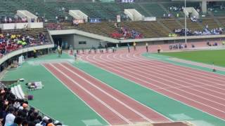 2016年度　兵庫県高校総体　男子100m決勝（-0.5）