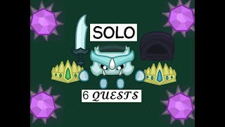 STARVE.IO| 6 QUESTS ATTEMPT 🌹(5 quests+ sad death)