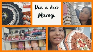 🧡 #vlog : As dores voltaram😒,  Fiz CROCHÊ🧶,  Arrematei peças,  Rotina com a CASA 🏠 🪣🧺🧹