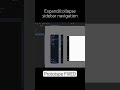 Expand & collapse sidebar - prtotype fixed #tutorial #interactivedesign #uidesign #design #figma