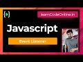 Event listener in javascript