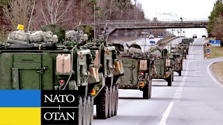 90 US Military Stryker Combat Vehicles Rush To Ukraine