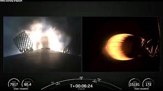 SpaceX Starlink 117 launch and Falcon 9 first stage landing, 29 October 2023