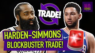 James Harden Traded To 76ers, Ben Simmons Heads To Brooklyn Nets | Blockbuster Deal! 🚨