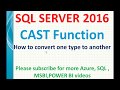 Cast function in SQL | SQL data conversions