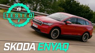 Skoda Enyaq Review: Interior, Range, Price, 0-60mph, & More | Top Gear Tested