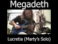 megadeth lucretia marty s solo guillaume lessard guitar cover