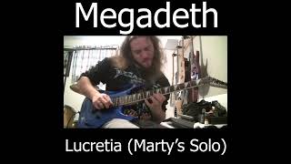 Megadeth - Lucretia (Marty's Solo) - Guillaume Lessard Guitar Cover