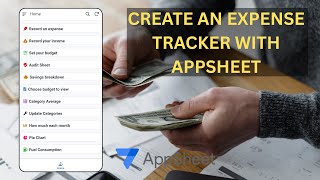 Expense tracker App with AppSheet#appsheet #personalfinance
