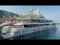 AMELS 2019 55m M/Y PAPA DOCKING IN MONACO - @archiesvlogmc