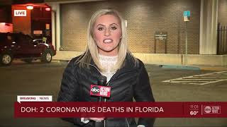 DOH: 2 Florida residents dead from coronavirus