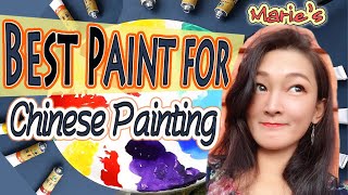 What's the Best Paint For Chinese Painting? Review + Demo of Marie’s Chinese Painting Colour 🎨 | YTA