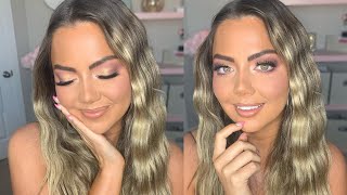 NATURAL BARBIE GLAM | Soft pinks and purples client makeup tutorial