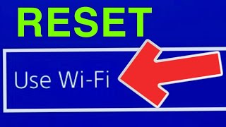 PS4 HOW TO RESET WIFI SETTINGS NEW!