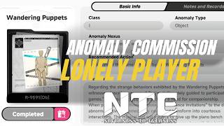 Lonely Player | Anomaly Commission & Puzzles【NTE】