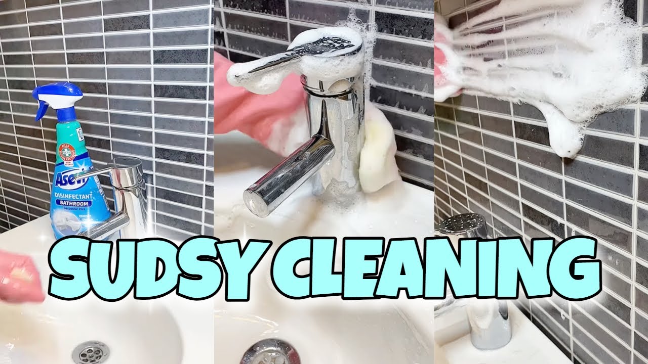 The Most Satisfying Sink Cleaning Asmr Youtube