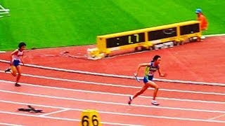 2010 ジュニアオリンピック ABC女子共通4×100m予選5組 2010 10 24