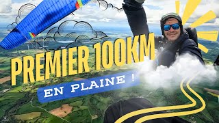 My First 100 km XC Flight, in the French Flatlands ! (ENGLISH SUBTITLES)